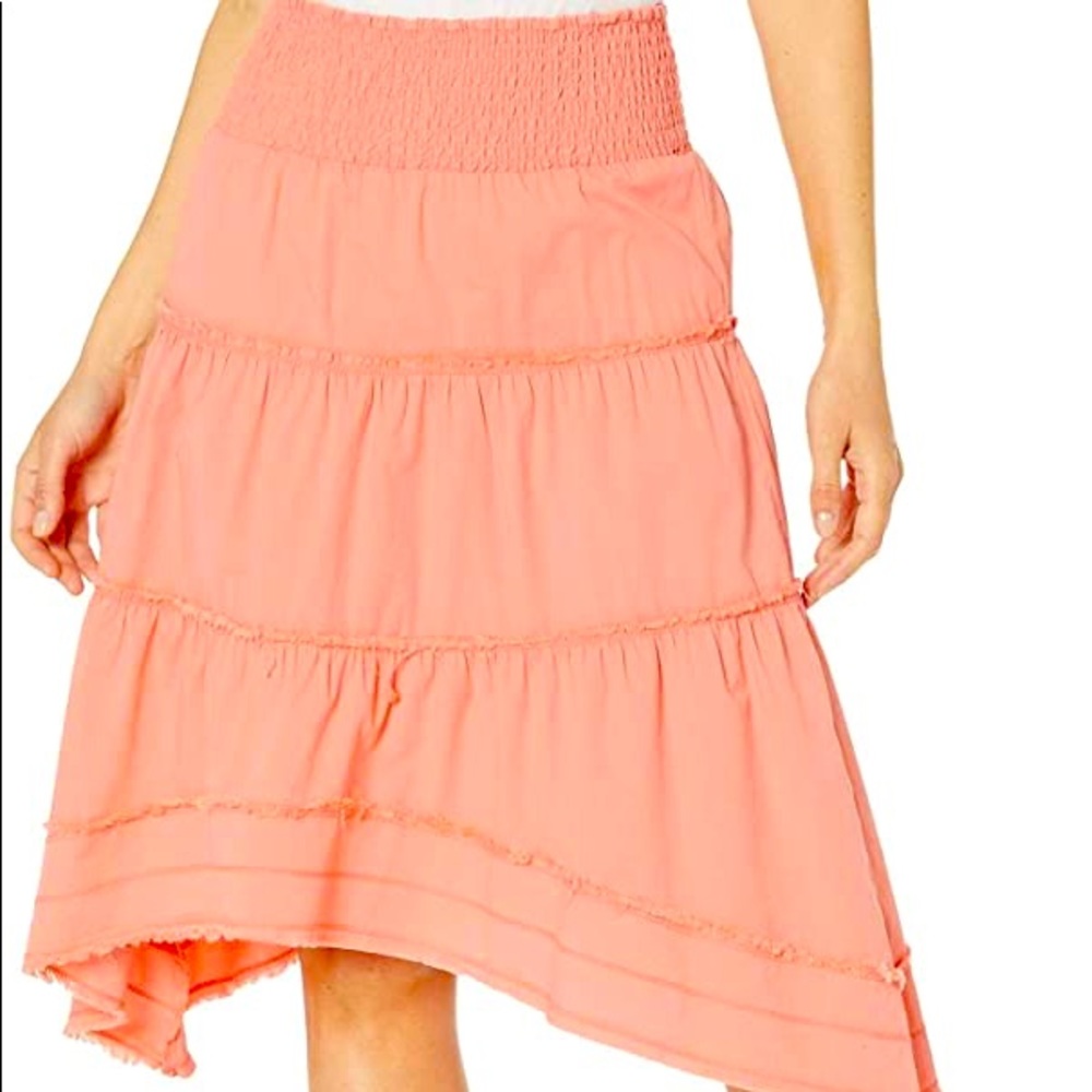 XCVI Dashiell Midi Skirt, Coral